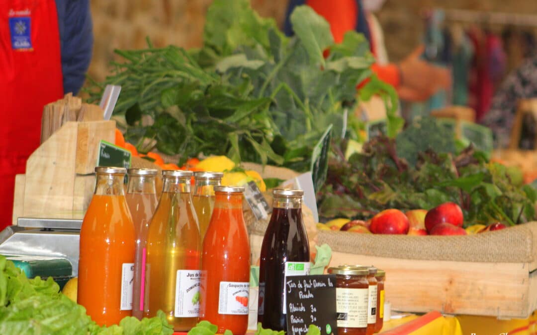 Le marché s’installe