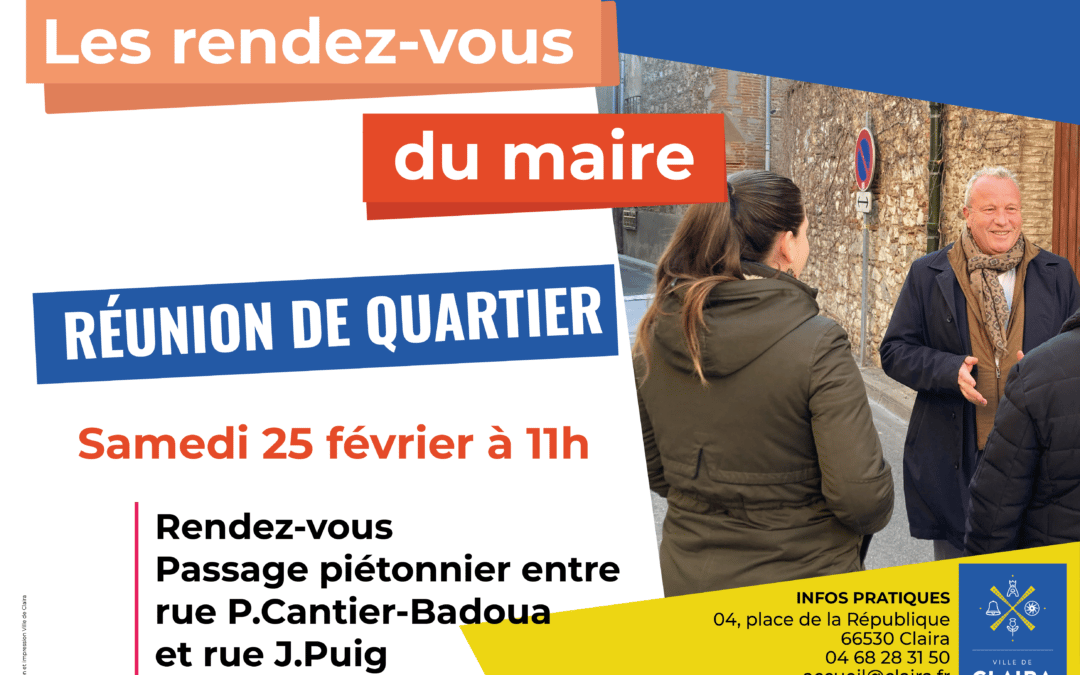 2e Réunion de quartier