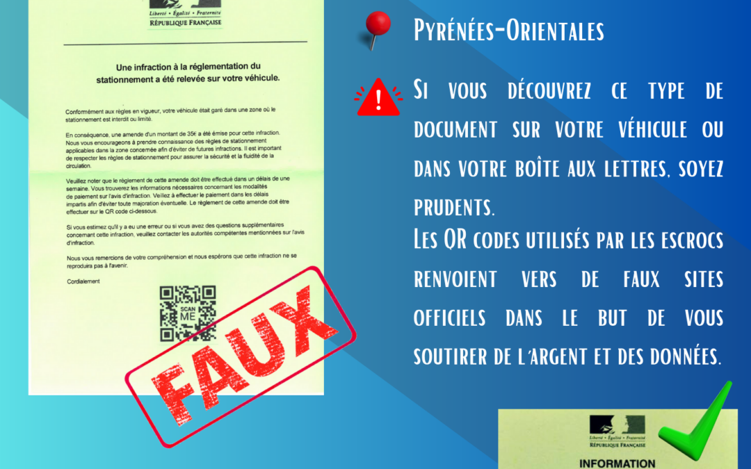 arnaques au faux PV