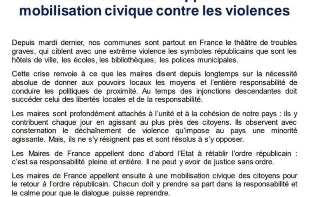 Appel au rassemblement