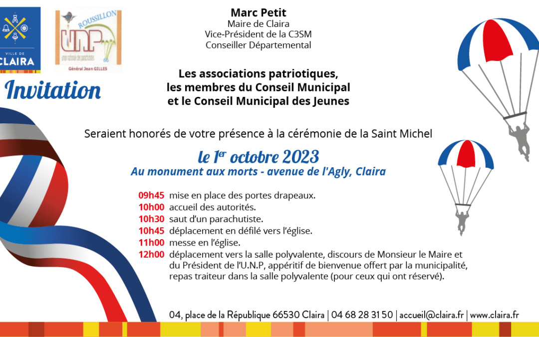 Cérémonie de la Saint Michel