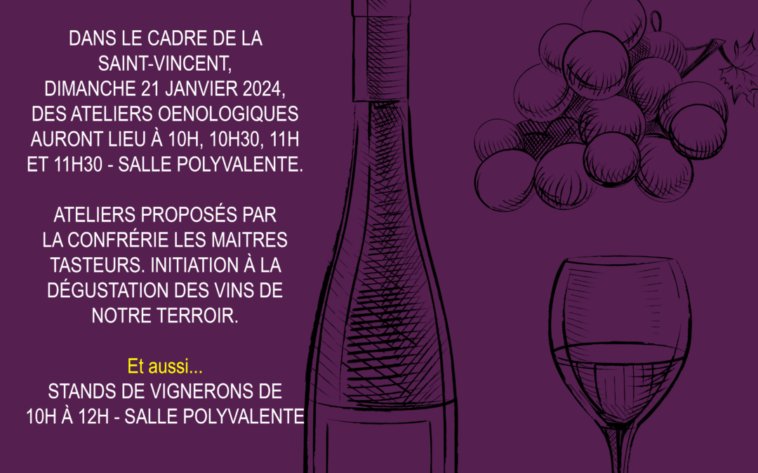 atelier oenologique & stands de vignerons