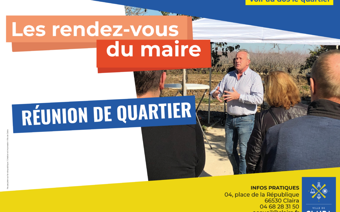 Réunion dans votre  quartier