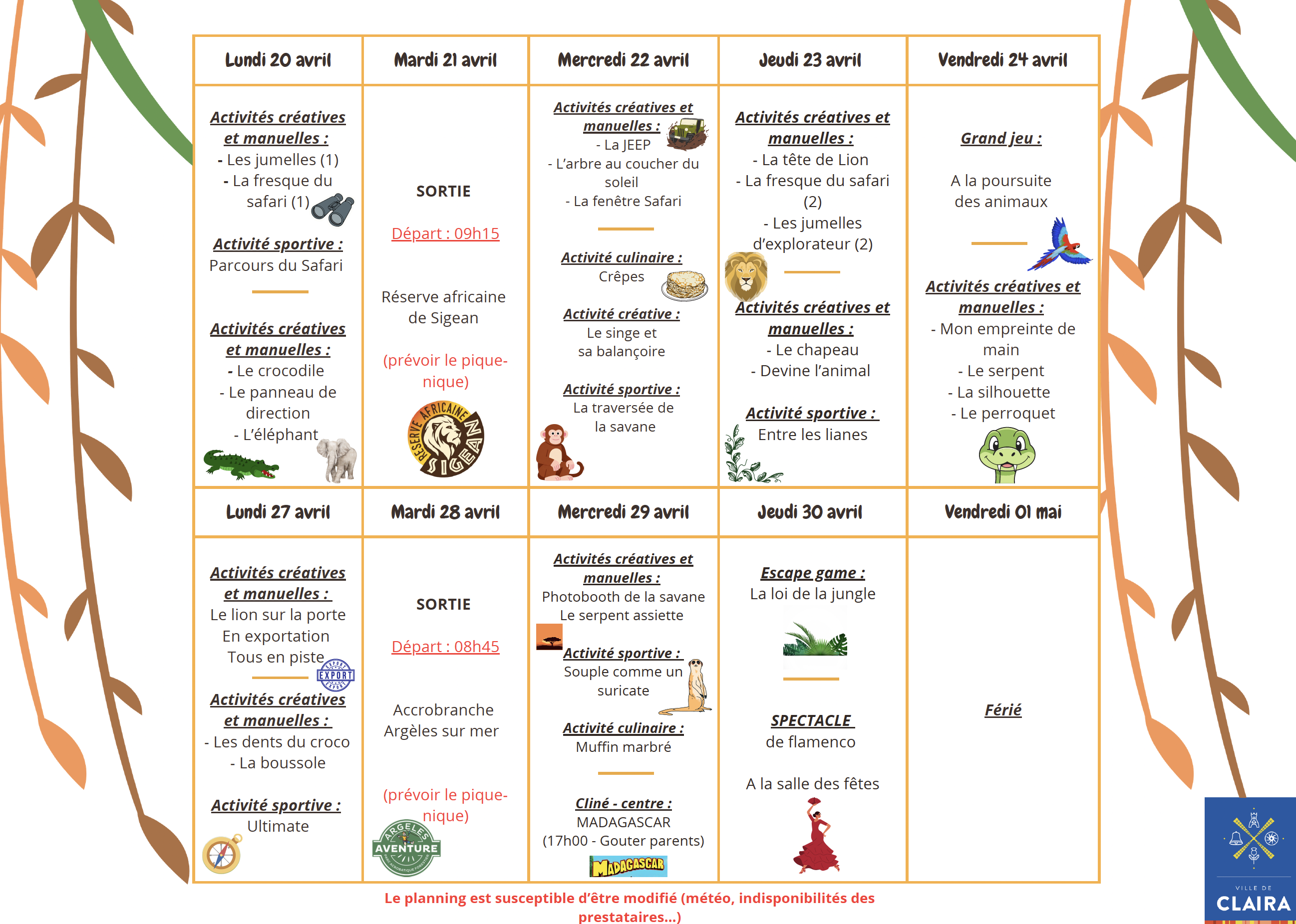 Claira ACM CP CE1 avril 26 verso