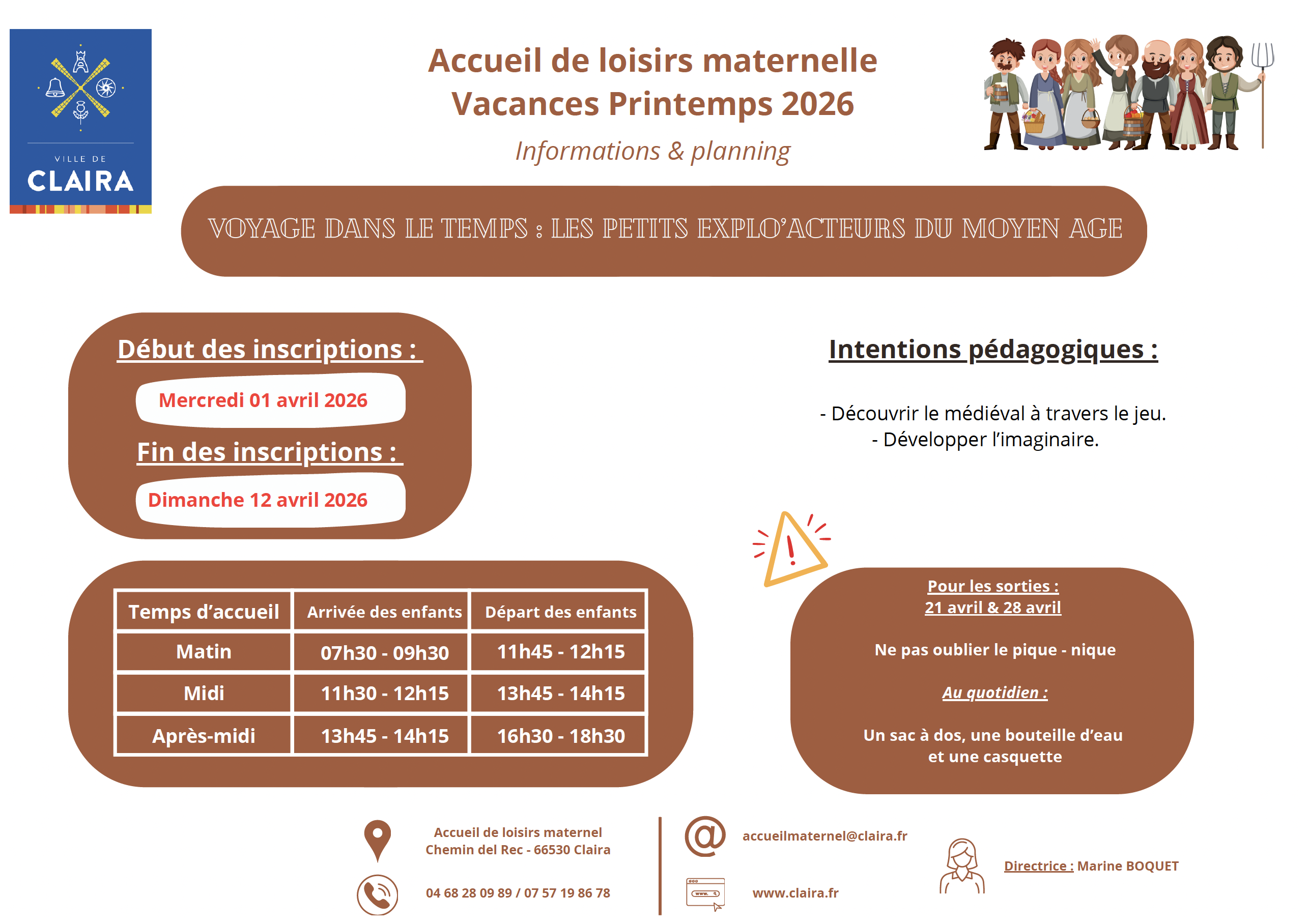 Claira ACM maternelle avril 26 recto