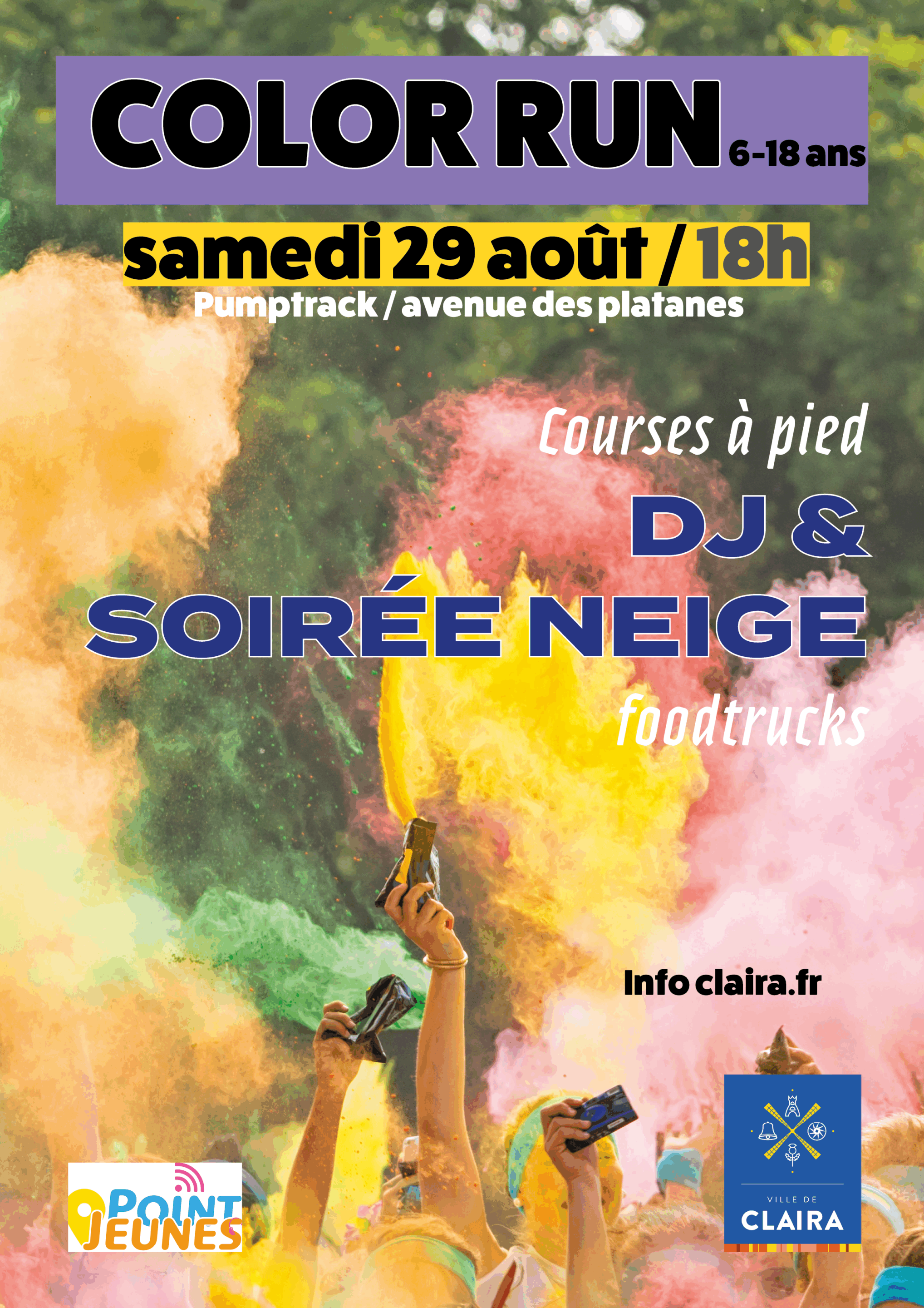 Color Run et Neige Party