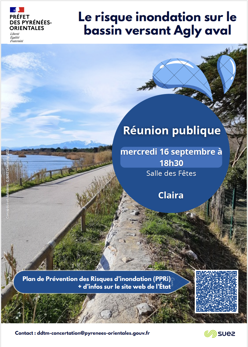 Réunion publique : le plan de prévention du risque inondation